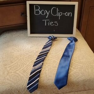Boys Clip on Ties